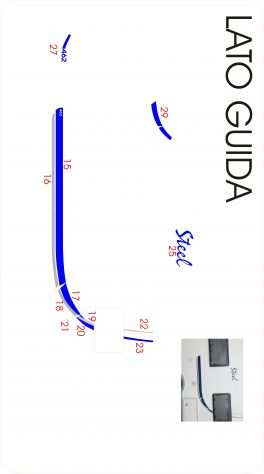 Adesivi per camper Mc Louis 462 steel in set completo come in foto