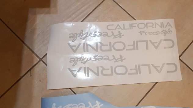 adesivi per furgone van california freestyle 3 elementi come in foto