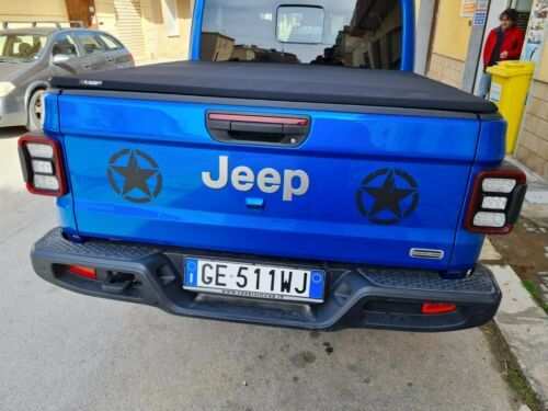 adesivi per jeep gladiator per cofano e stelle sportelli e posteriori 5 elementi