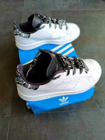 Adidas Stan Smith Kid limited edition white-black, 30, in scatola originale