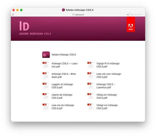 Adobe InDesign CS5.5 Mac