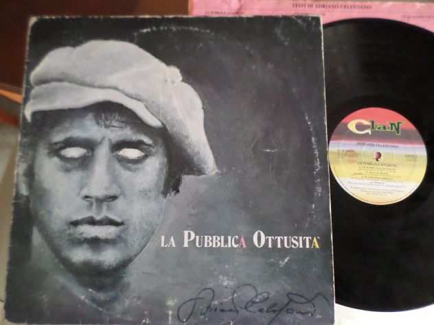 ADRIANO CELENTANO - La Pubblica Ottusitagrave - LP  33 giri 1987