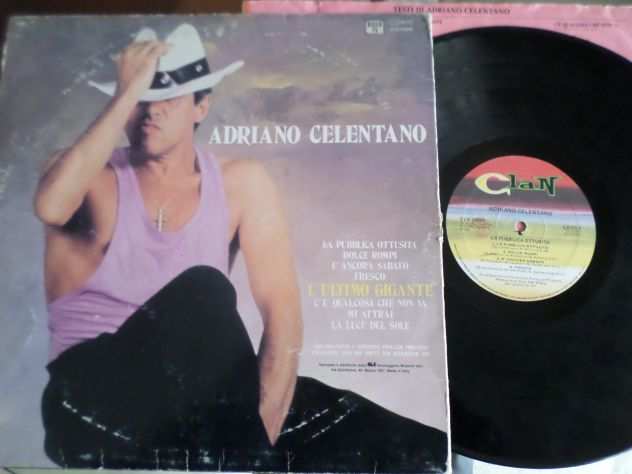 ADRIANO CELENTANO - La Pubblica Ottusitagrave - LP  33 giri 1987