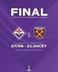 AFC Fiorentina vs West Ham - Finale 2023 a Praga