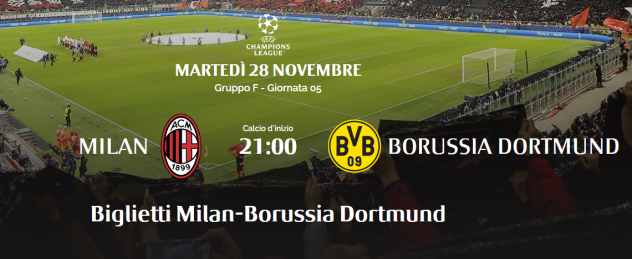 AFFARE Milan - Borussia Dortmund SECONDO ROSSO CENTRALE 228