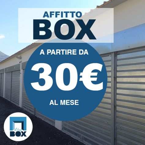 Affitto Box a partire da 30 euro al mese