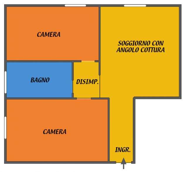 Affitto trilocale Bologna zona ospedale Maggiore