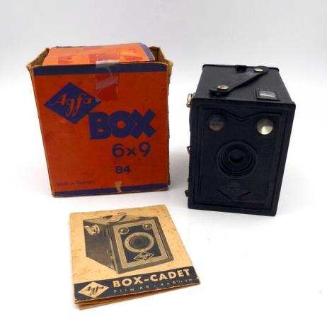 Agfa Box Cadet 6 x 9 84 in Scatola Orignale con Manuale - 1936-1938