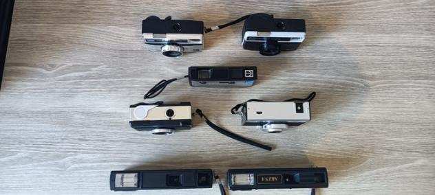 Agfa, Kodak, Skina 177 X  56 X  330  Agfamatic 50  Iso-Rapid I  K110ET  T602AF  Fotocamera analogica