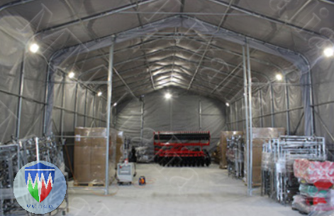 Agritunnel Tendone per magazzino industriale e Agricolo 6 x 12 x 5 mt. a Brescia