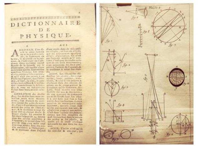 Aimeacute Henri Paulian - Dictionnaire de Physique Portatif - 1760