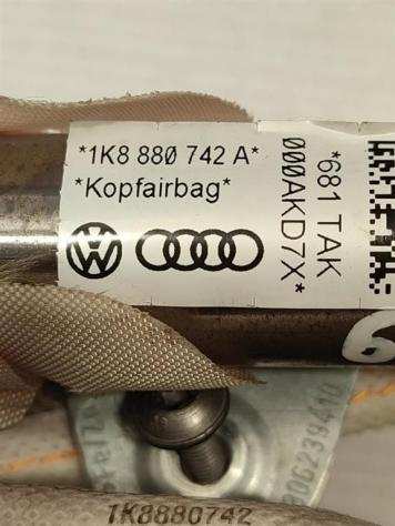 AIRBAG A TENDINA LATERALE PASSEGGERO VOLKSWAGEN Scirocco Serie (137) 1K8880742A (0814)