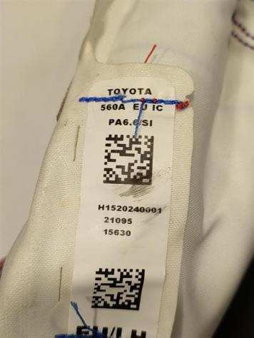 AIRBAG A TENDINA LATO SINISTRO TOYOTA C-HR Ibrida 62180F4010 629812101D 2ZR (1623)
