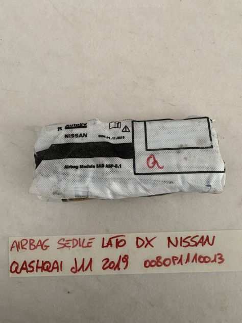 Airbag sedile lato destro nissan qashqai J11 renault kadjar 2019 0080P1110013