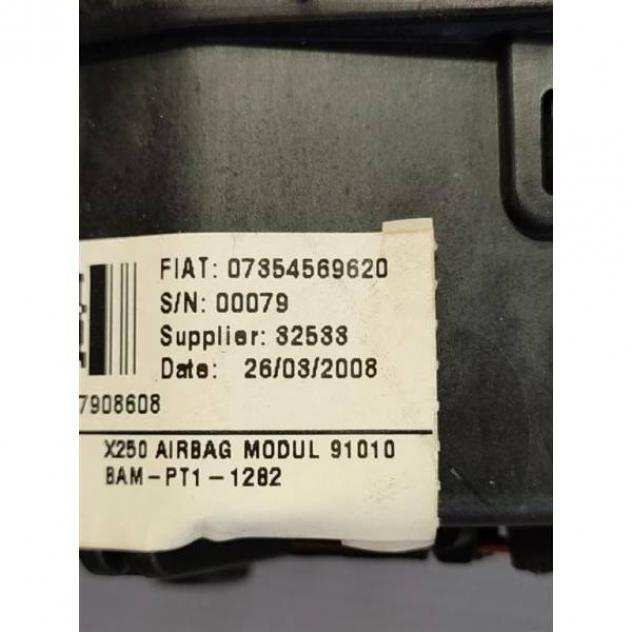 AIRBAG VOLANTE FIAT Ducato 5Acircdeg Serie 07354569620 (0614)