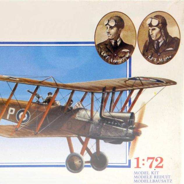 Airfix Scala 172 - 2 - Modellino di veicolo militare - Special Edition Vintage Aircraft Sopwith 2F1 Camel, R.A.F. RE8, 1918s, SIGILLATI