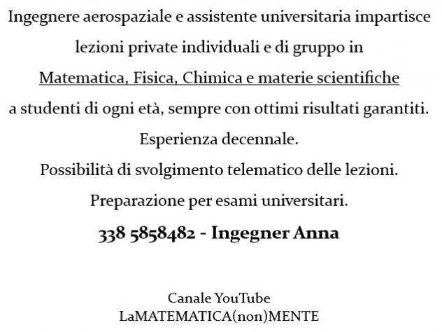 aiuto per lezioni diMatematica Fisica retribuzione oraria 