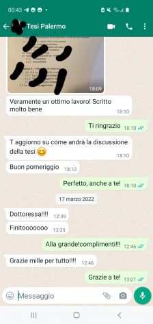 AIUTO STESURA TESI MAGISTRALI E TRIENNALI