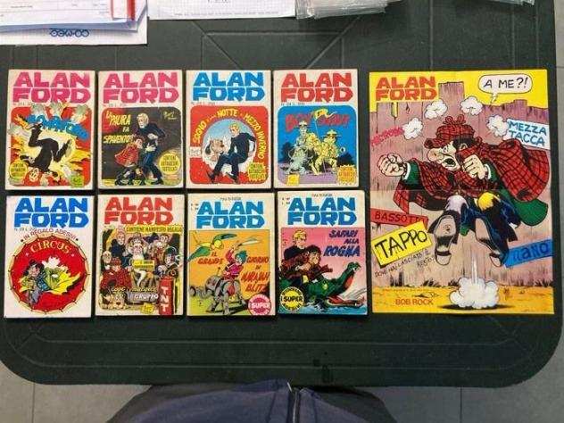Alan Ford nn. 21-22-23-24-29-50-105-107 - 8x fumetti ( gadget) - Brossura - Prima edizione - (19711978)