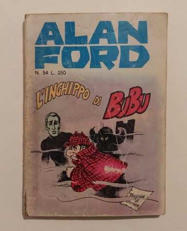 Alan Ford Prima Serie. Linghippo di Bubu n.54 Editoriale Corno, Dicembre 1973