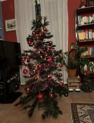 Albero Natale finto 180 cm.