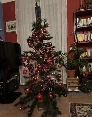 Albero Natale finto 180 cm.