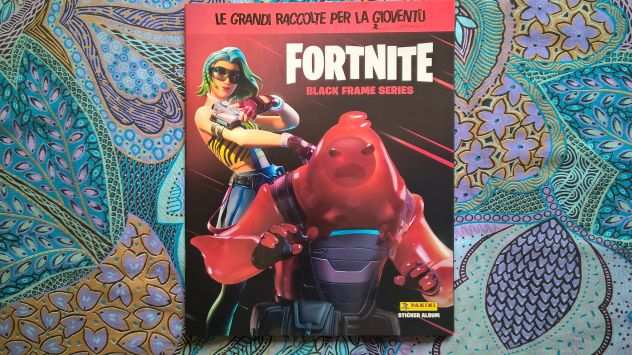 ALBUM FORTNITE BLACK FRAME SERIE  6 FIGURINE  NUOVO