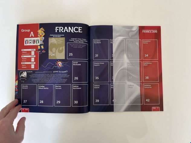 Album Panini World cup Womens 2019