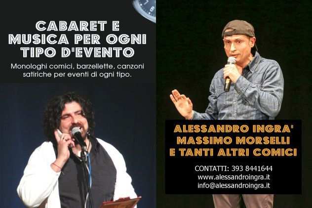 Alessandro Ingragrave Cabaret a Fontanetto Po