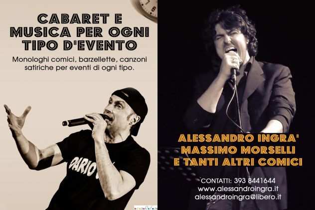 ALESSANDRO INGRagrave E MASSIMO MORSELLI CABARET A CASERTA