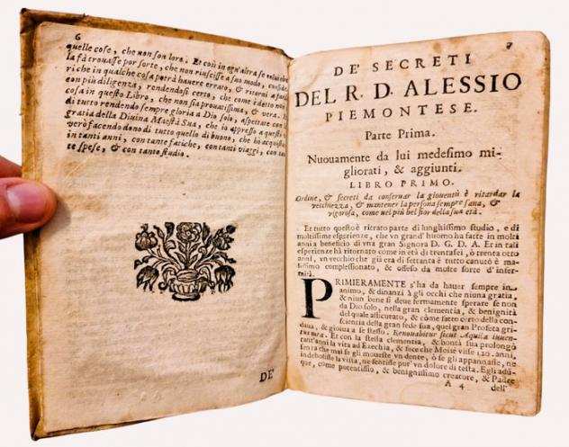 Alessio Piemontese Ruscelli - De Secreti - 1713