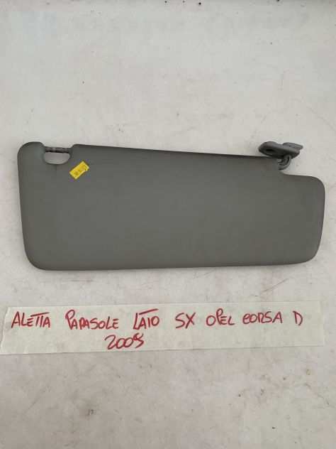 Aletta parasole lato sinistro opel corsa d 2009