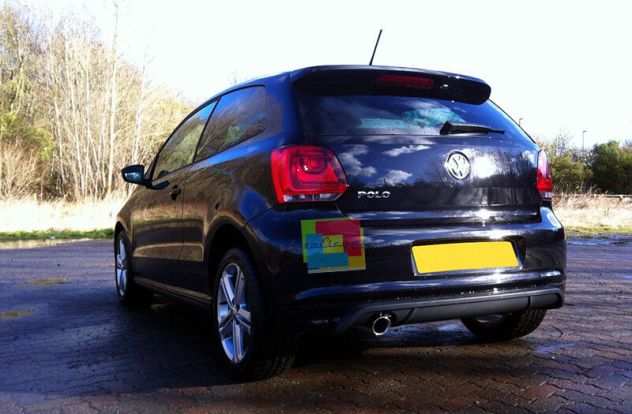 ALETTONE VW POLO 6R 2009 SPOILER POSTERIORE SUL TETTO LOOK R LINE - NON PER GT