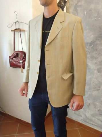 Alexander McQueen Giacca uomo in lana leggera, taglia 50