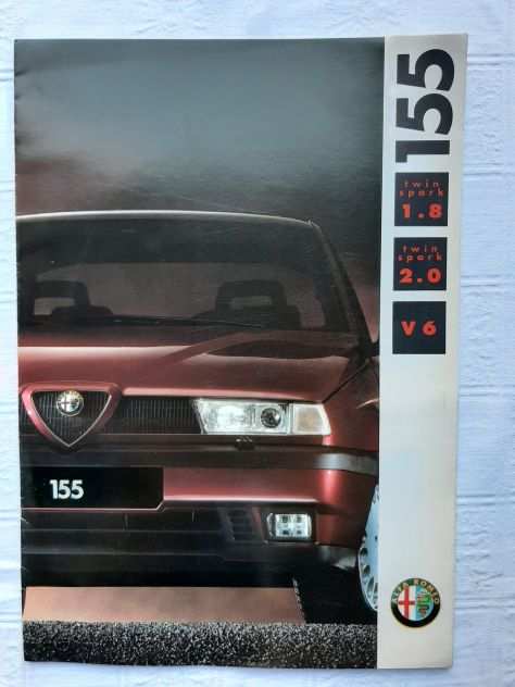 ALFA ROMEO 155 V6 DEPLIANT ORIGINALE