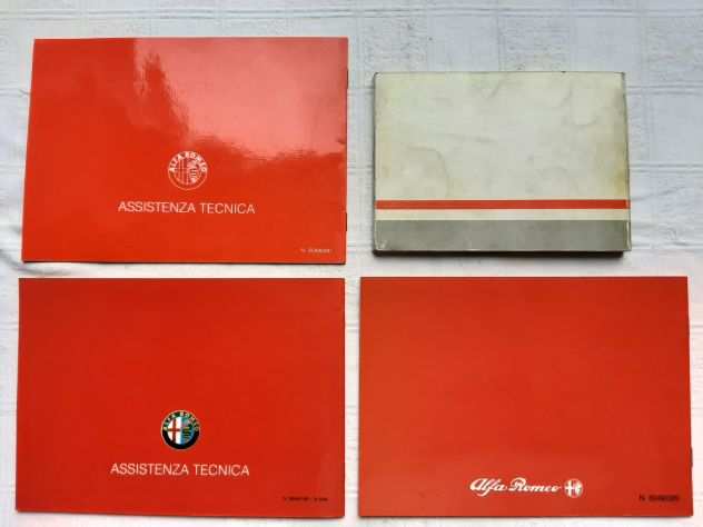 ALFA ROMEO 33 ALLEGATI  CARATTERISTICHE BLOCCO 4 PEZZI ORIGINALI