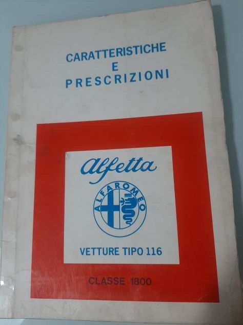 ALFA ROMEO ALFETTA CARATTERISTICHE ORIGINALE