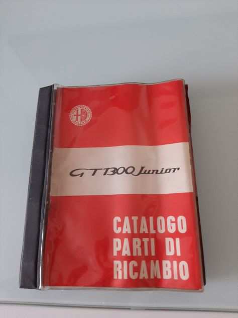 ALFA ROMEO CATALOGO PARTI DI RICAMBIO GT 1300 JUNIOR ORIGINALE