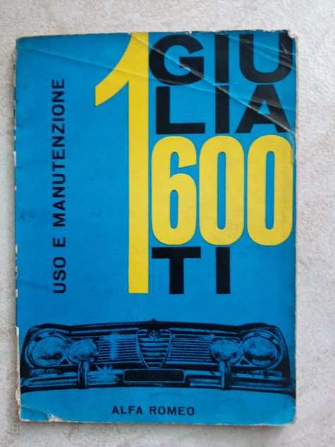 ALFA ROMEO GIULIA 1600 TI ANNO 1963 ORIGINALE
