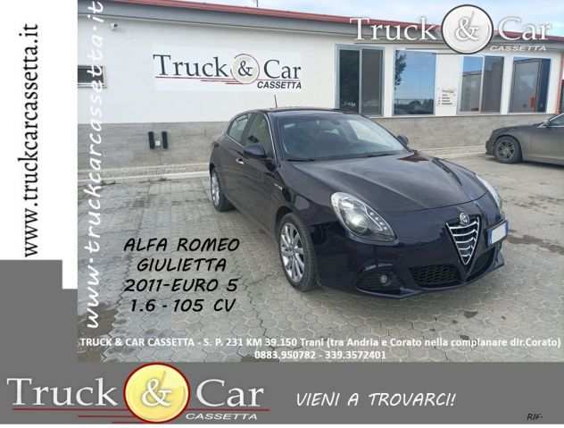 ALFA ROMEO GIULIETTA ndash 2011 ndash AUTOVETTURA ndash 1.6-105CV ndash EURO 5