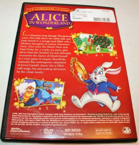 Alice nel Paese delle Meraviglie (film 1988) Alice in Wonderland Burbank Films