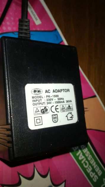 Alimentatore AC Adaptor mod. PK-1500