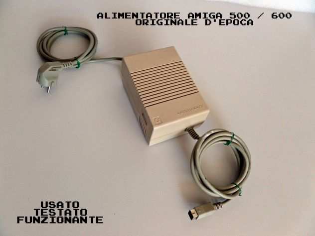 Alimentatore AMIGA 500  600 originale depoca, funzionante