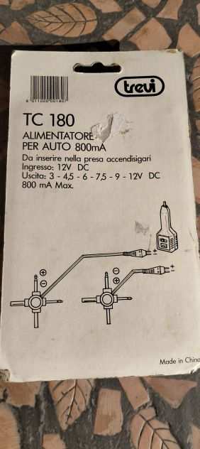 Alimentatore universale per auto trevi tc 180