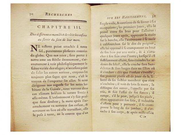 Alphonse Leroy - Recherches sur les Habillemens des Femmes et des Enfans - 1772