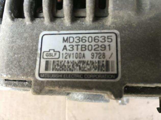 Alternatore MD360635 12V 100 Ah Mitsubishi Pajero PININ 1.8