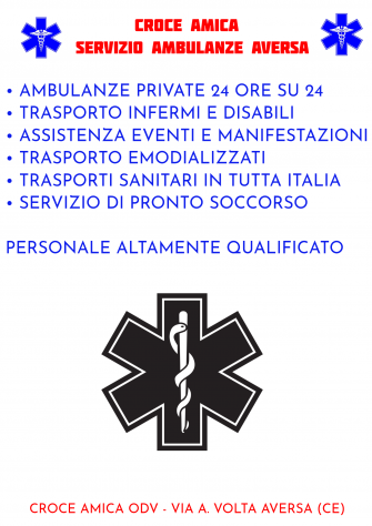 Ambulanza Privata Aversa CROCE AMICA