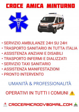 Ambulanze Private Minturno CROCE AMICA
