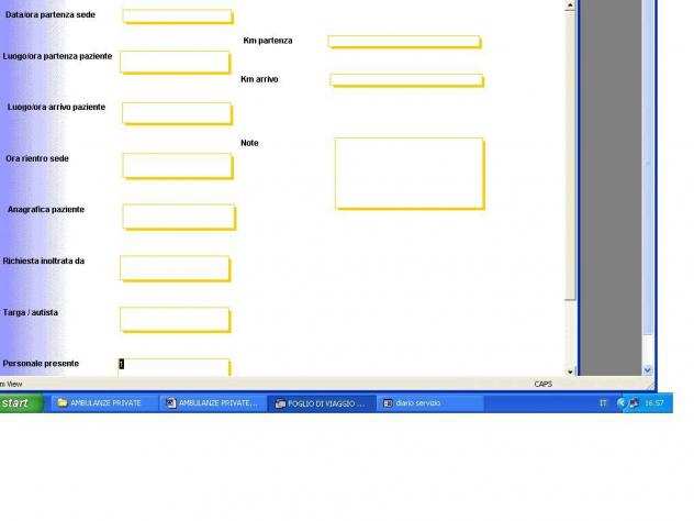 AMBULANZE SOFTWARE GESTIONALE SU PEN DRIVE O PER