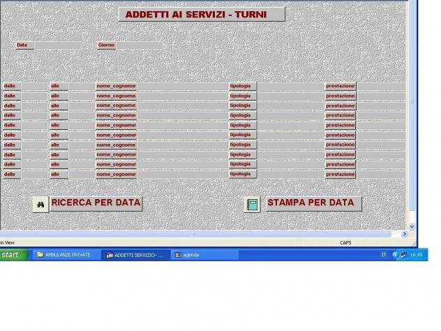 AMBULANZE SOFTWARE GESTIONALE SU PEN DRIVE O PER